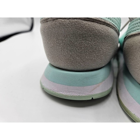 Puma Soft Foam Optimal Comfort Size 9 Light Gray/Teal Green Athletic Shoes - Picture 8 of 12